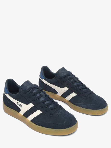 Sneakers En Cuir Gola Bleu men CMB735ET vue secondaire 1