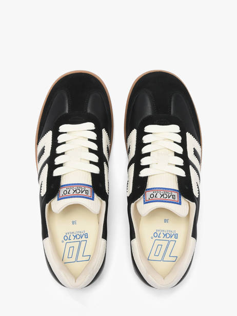 Sneakers Cloud En Cuir Back 70 Noir accessoires 307 vue secondaire 4