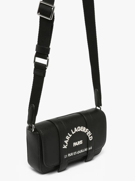 Sac Bandoulière Rsg Cuir Karl lagerfeld Noir rsg B3W30342 vue secondaire 1