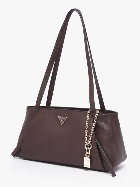 Sac Porté épaule Devon Polyurethane Guess Marron devon BG974509 vue secondaire 1