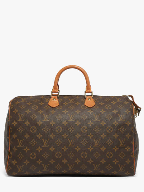 Sac à Main D'occasion Louis Vuitton Speedy 40 Monogrammé Louis vuitton Marron second life M41522 vue secondaire 6