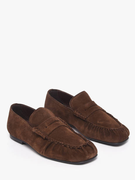 Mocassins En Cuir Alohas Marron women 10121401 vue secondaire 1