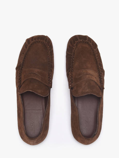 Mocassins En Cuir Alohas Marron women 10121401 vue secondaire 3