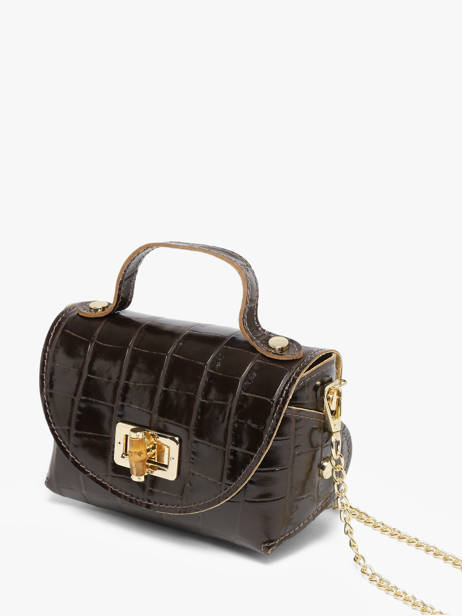 Mini-sac Cocco Balo Cuir Milano Marron cocco balo CB24117 vue secondaire 1