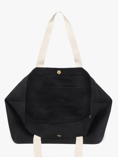 Sac Porté épaule Best Seller Coton Hindbag Noir best seller CLAUDE vue secondaire 2