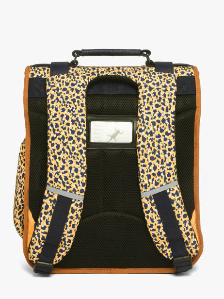 Sac à Dos 3 Compartiments Cameleon Jaune vintage fantasy PBVGSD39 vue secondaire 4