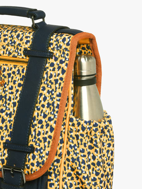 Sac à Dos 3 Compartiments Cameleon Jaune vintage fantasy PBVGSD39 vue secondaire 5