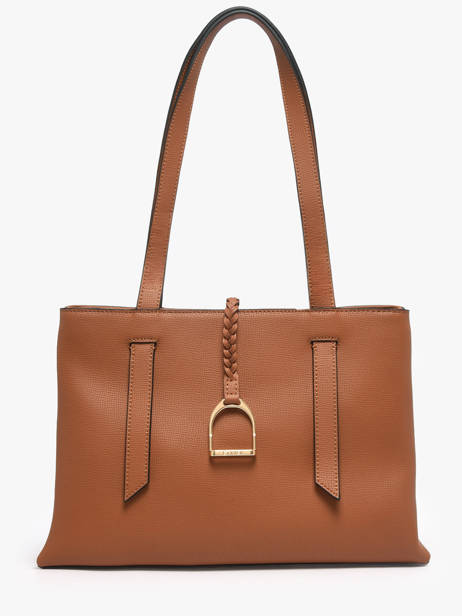 Sac Porté épaule Torsade Cuir Etrier Marron torsade ETOS173L