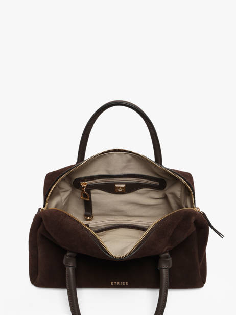 Sac Porté Main Sienne Cuir Etrier Marron sienne ESIN220M vue secondaire 5
