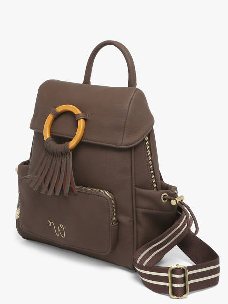 Sac à Dos Camomille Woomen Marron camomille WCAO02 vue secondaire 2