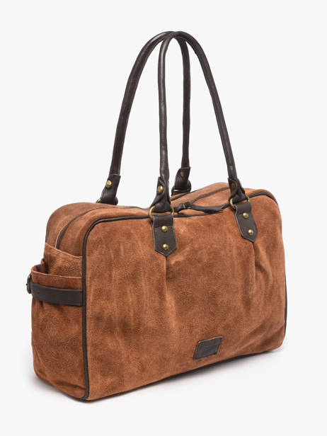 Sac Porté épaule A4 Vienne Cuir Basilic pepper Marron vienne BVIE04 vue secondaire 1