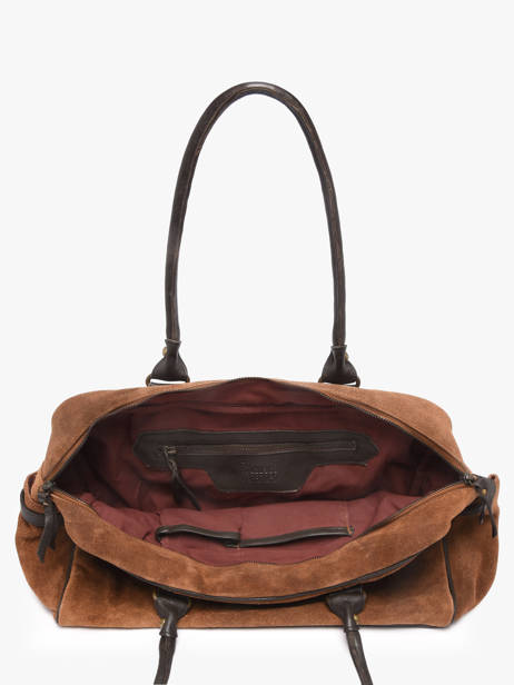 Sac Porté épaule A4 Vienne Cuir Basilic pepper Marron vienne BVIE04 vue secondaire 3