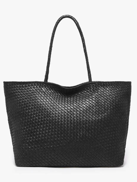 Sac Porté épaule A4 Lisbonne Cuir Basilic pepper Noir lisbonne BLIS02 vue secondaire 4