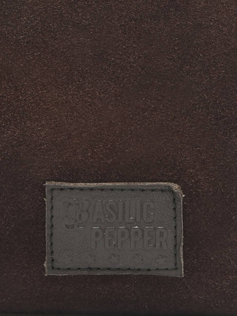 Sac Bandoulière Vienne Cuir Basilic pepper Marron vienne BVIE01 vue secondaire 2