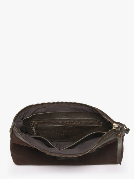 Sac Bandoulière Vienne Cuir Basilic pepper Marron vienne BVIE01 vue secondaire 3