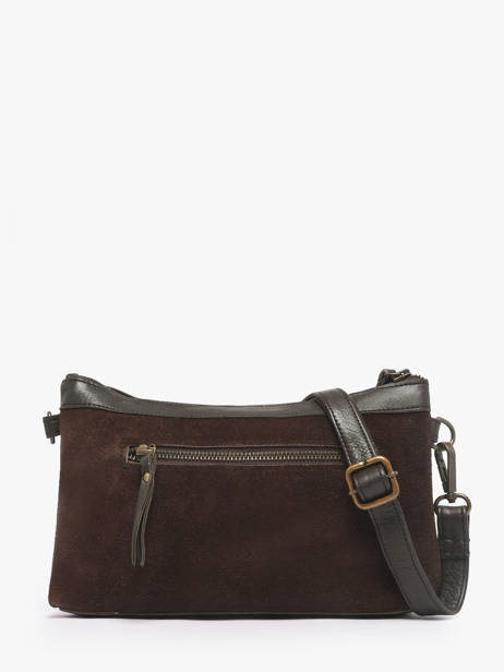 Sac Bandoulière Vienne Cuir Basilic pepper Marron vienne BVIE01 vue secondaire 4