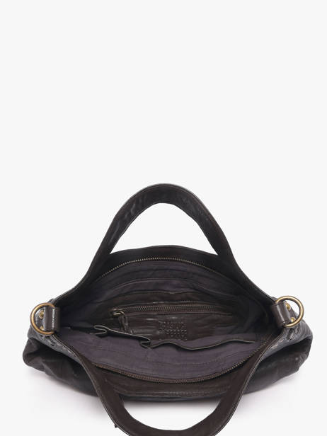 Sac Bandoulière Brooklyn Cuir Basilic pepper Marron brooklyn BBRO02 vue secondaire 3