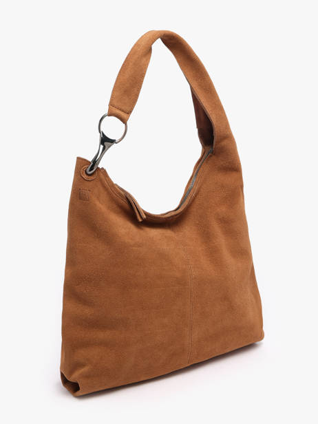 Sac Porté épaule Leather Cuir Biba Marron leather JAP2L vue secondaire 1
