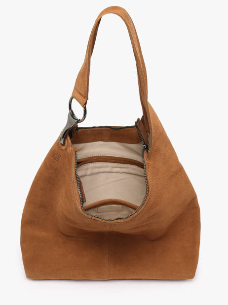Sac Porté épaule Leather Cuir Biba Marron leather JAP2L vue secondaire 2