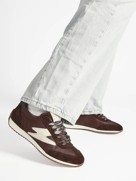 Sneakers June En Cuir Semerdjian Marron accessoires JUNEE278 vue secondaire 1
