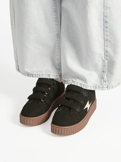 Sneakers Plateforme Vanessa wu Noir accessoires BK2954NR vue secondaire 1
