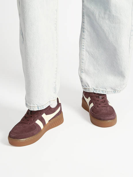 Sneakers Grandslam En Cuir Gola Rouge accessoires CLA589LC vue secondaire 1