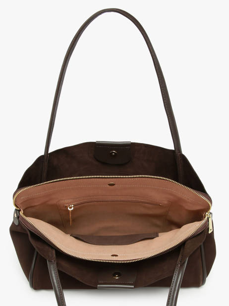 Sac Porté Main Suede Ida Cuir Lancaster Marron suede ida 102 vue secondaire 2