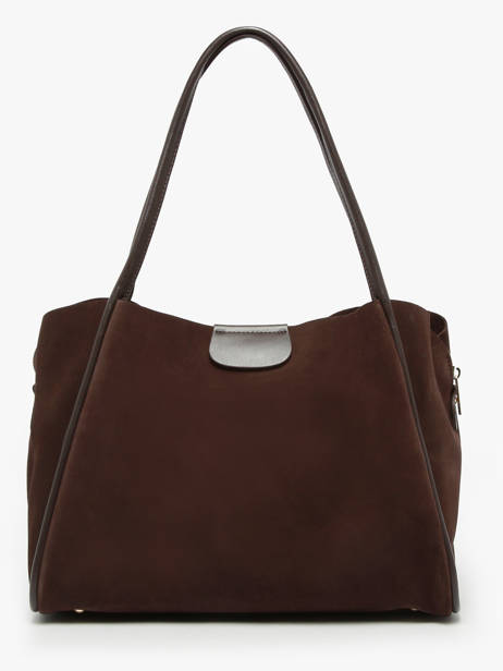 Sac Porté Main Suede Ida Cuir Lancaster Marron suede ida 102 vue secondaire 3