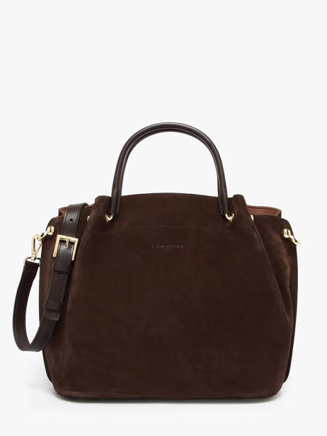 Sac Porté épaule Suede Louisa Cuir Lancaster Marron suede louisa 104