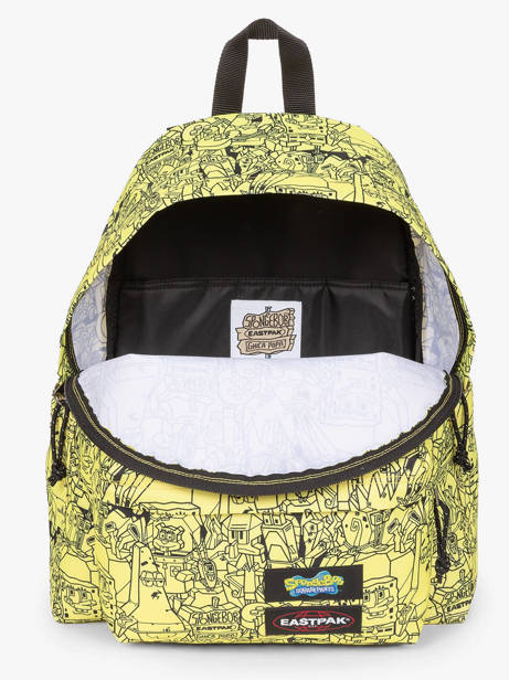 Sac à Dos Eastpak Jaune eastpak x sponge bob A5BG4SPO vue secondaire 2