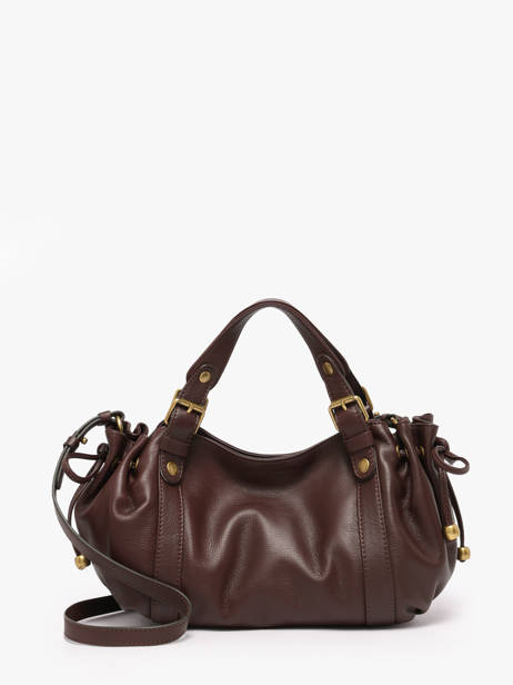 Sac Bandoulière 12h Icone Cuir Gerard darel Marron icone DES73410