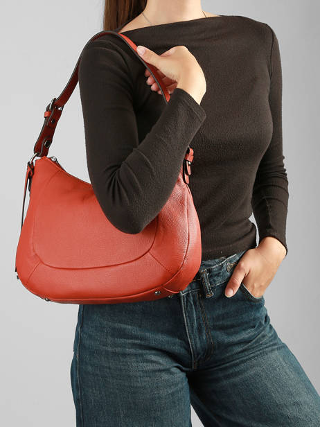 Besace Confort Cuir Hexagona Orange confort 464779 vue secondaire 1