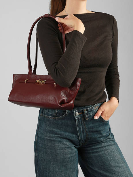 Baguette Caviar Cuir Milano Marron caviar CA26067 vue secondaire 1
