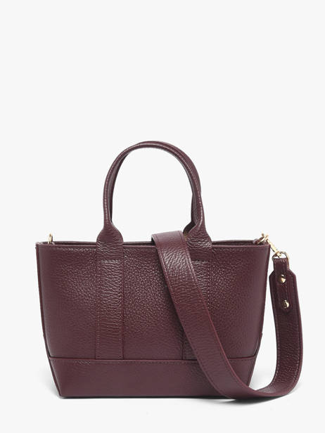 Sac Porté Main Caviar Cuir Milano Marron caviar CA26066 vue secondaire 4