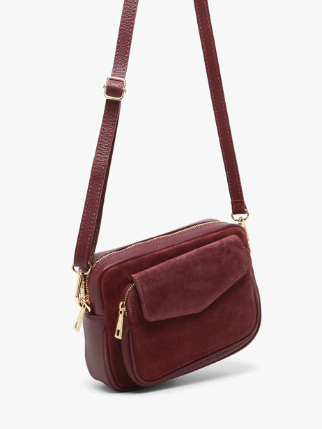 Sac Bandoulière Velvet Caviar Cuir Milano Marron velvet caviar VC25067 vue secondaire 2