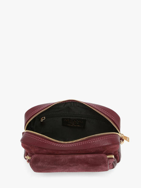 Sac Bandoulière Velvet Caviar Cuir Milano Marron velvet caviar VC25067 vue secondaire 3
