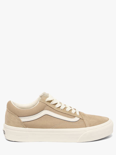 Sneakers En Cuir Vans Beige accessoires EDY4MG1