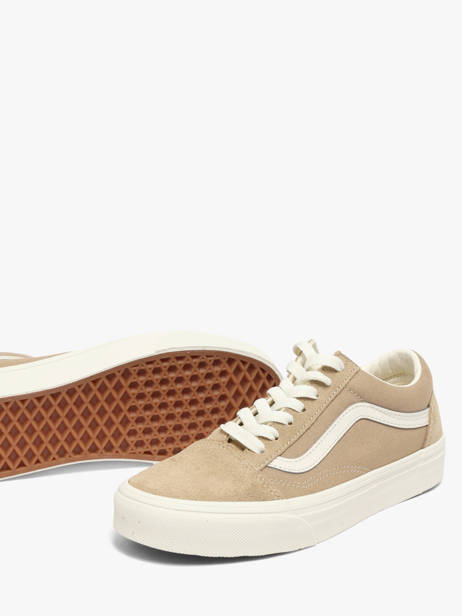 Sneakers En Cuir Vans Beige accessoires EDY4MG1 vue secondaire 2