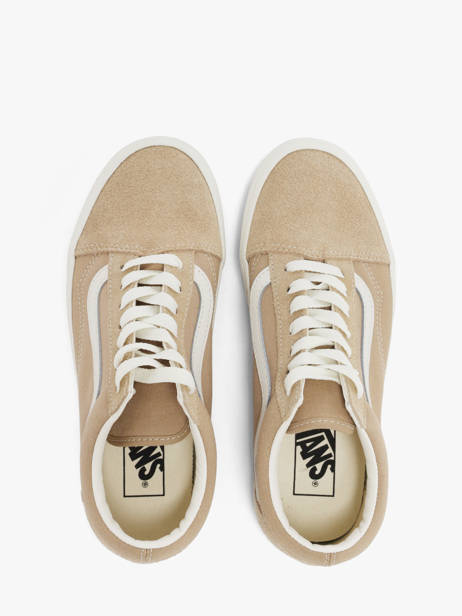 Sneakers En Cuir Vans Beige accessoires EDY4MG1 vue secondaire 3