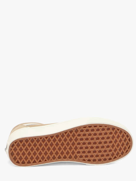 Sneakers En Cuir Vans Beige accessoires EDY4MG1 vue secondaire 4