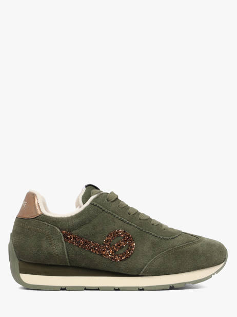 Sneakers En Cuir No name Vert accessoires KNHRAQ04