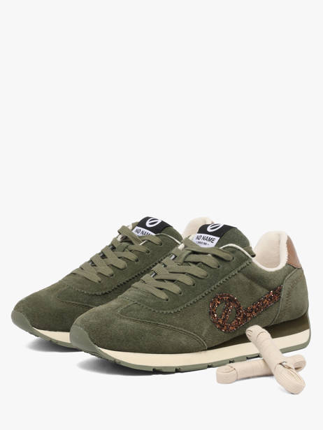 Sneakers En Cuir No name Vert accessoires KNHRAQ04 vue secondaire 1