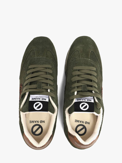 Sneakers En Cuir No name Vert accessoires KNHRAQ04 vue secondaire 3