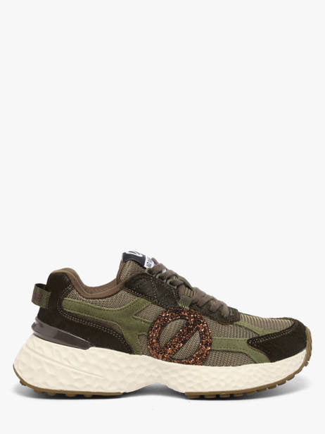 Sneakers No name Vert accessoires SNCRBG04