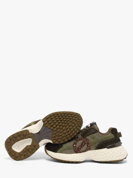 Sneakers No name Vert accessoires SNCRBG04 vue secondaire 2