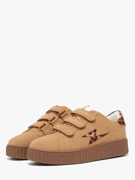 Sneakers Plateforme Vanessa wu Beige accessoires BK2954CM vue secondaire 1