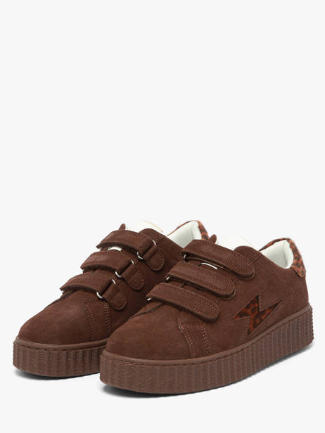 Sneakers Plateforme Vanessa wu Marron accessoires BK2954CH vue secondaire 1