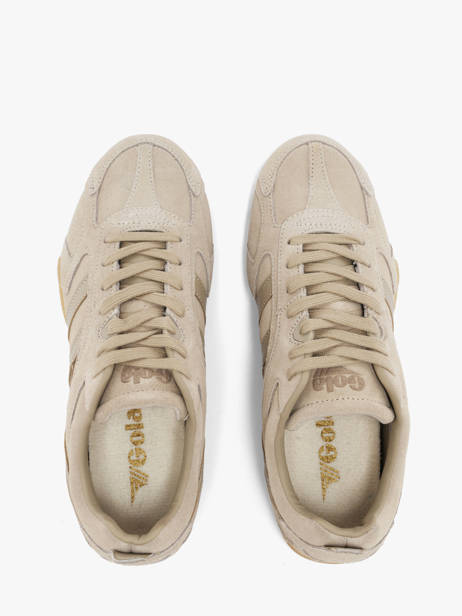Sneakers En Cuir Gola Beige accessoires CLB938FF vue secondaire 3