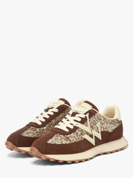 Sneakers Vanessa wu Marron accessoires BK2947CH vue secondaire 1