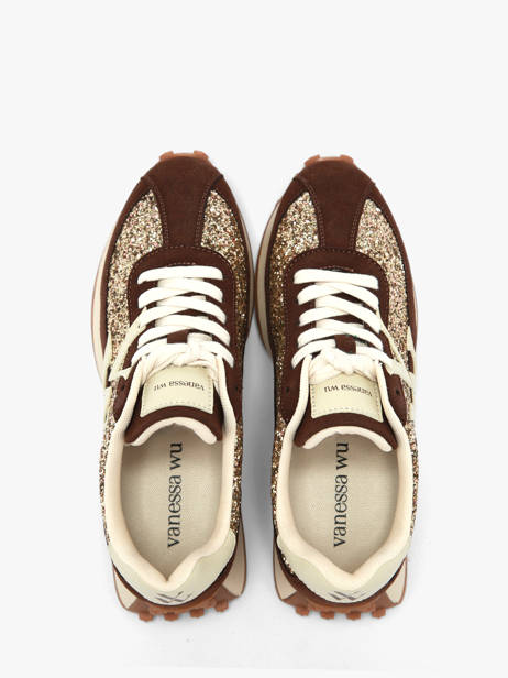 Sneakers Vanessa wu Marron accessoires BK2947CH vue secondaire 3